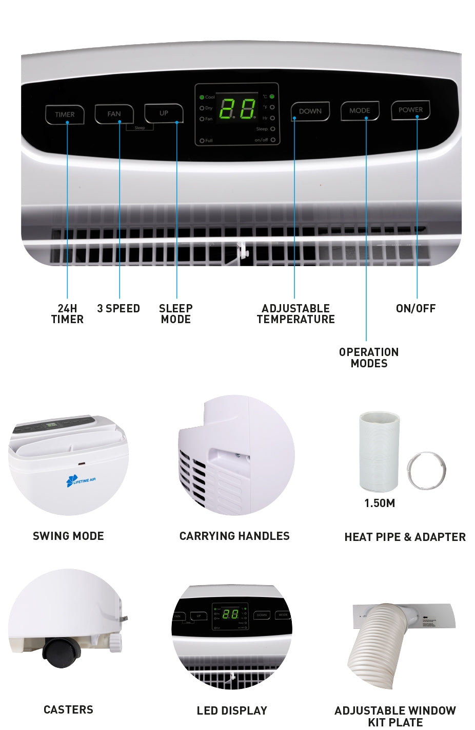 Airco 3-In-1 12000 Btu