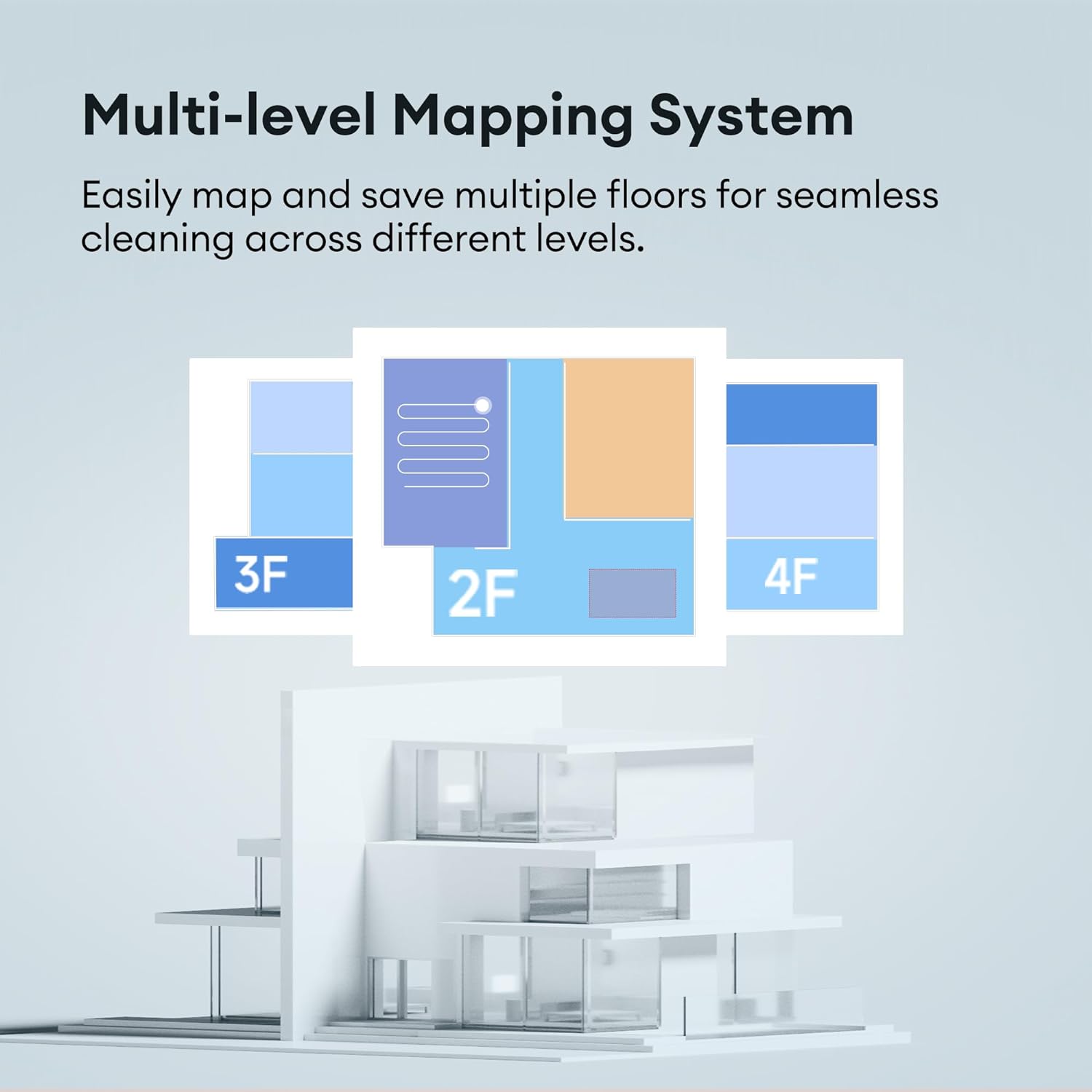 Multi level mapping systeem met de Ultenic T10 Elite